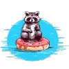 🦝 Эмодзи «raccoon» для Telegram