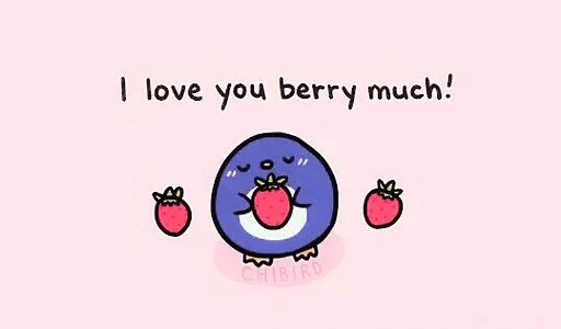 🍓 Стикер «Милые фразы» для Telegram