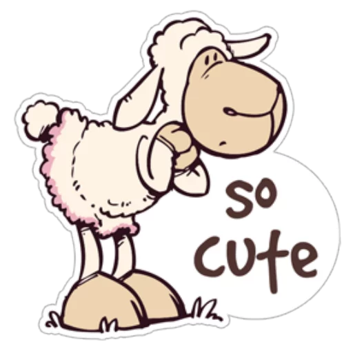 Стикерпак Cute Sheep для Telegram