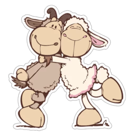 💑 Стикер «Cute Sheep» для Telegram