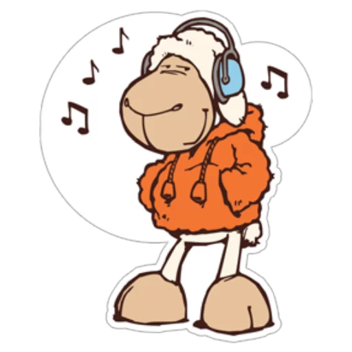 🎶 Стикер «Cute Sheep» для Telegram
