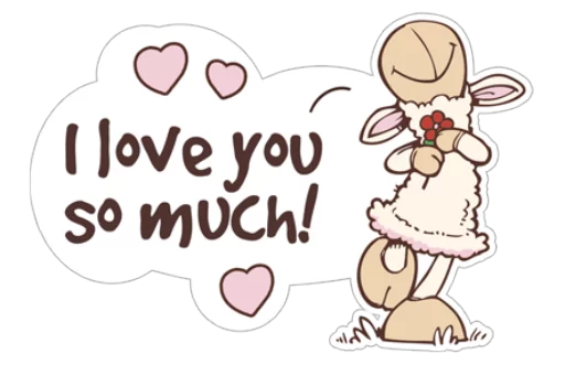 😍 Стикер «Cute Sheep» для Telegram