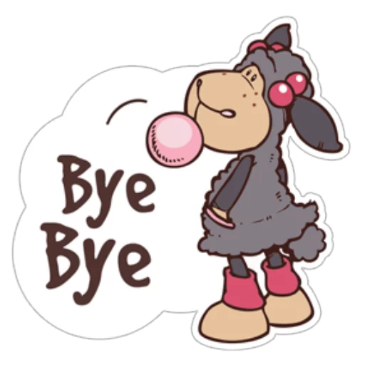 👋 Стикер «Cute Sheep» для Telegram