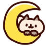 🌙 Эмодзи «Cute Siamese» для Telegram