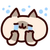 😭 Эмодзи «Cute Siamese» для Telegram