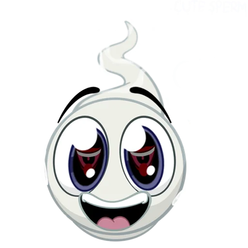 ☺️ Стикер «cute sperm» для Telegram