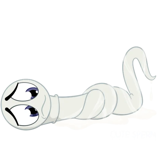 😒 Стикер «cute sperm» для Telegram