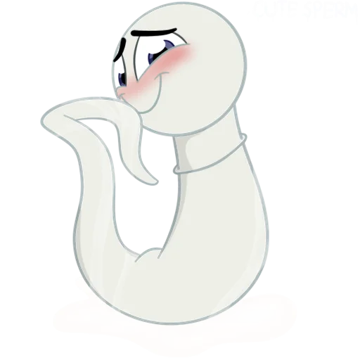😳 Стикер «cute sperm» для Telegram