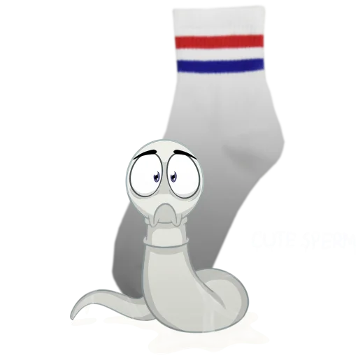 😱 Стикер «cute sperm» для Telegram