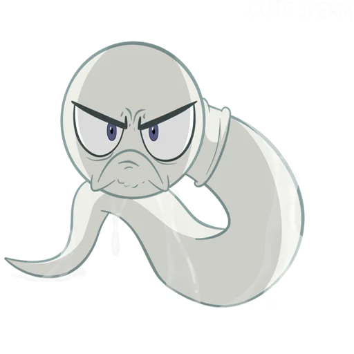 😡 Стикер «cute sperm» для Telegram