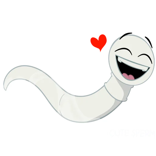 Стикерпак cute sperm для Telegram — скачать
