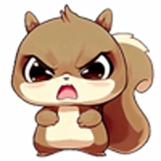 😡 Эмодзи «Cute Squirrel Emoji» для Telegram