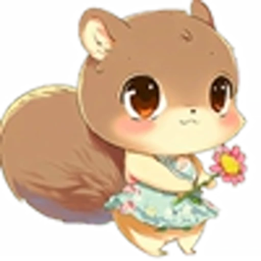 💐 Эмодзи «Cute Squirrel Emoji» для Telegram