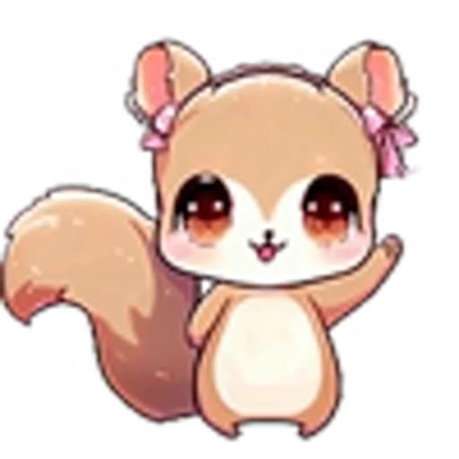 😇 Эмодзи «Cute Squirrel Emoji» для Telegram