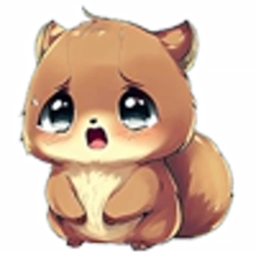 😢 Эмодзи «Cute Squirrel Emoji» для Telegram