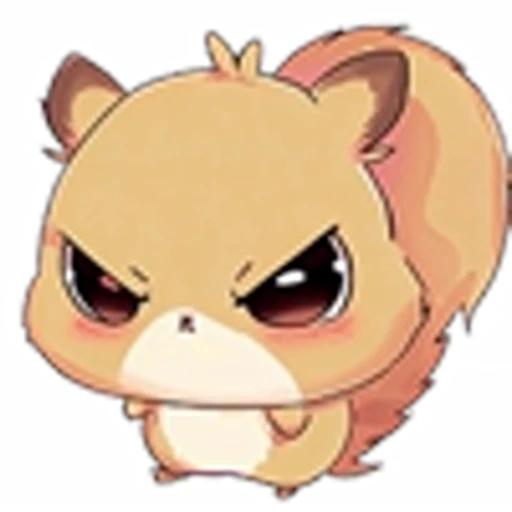 😠 Эмодзи «Cute Squirrel Emoji» для Telegram