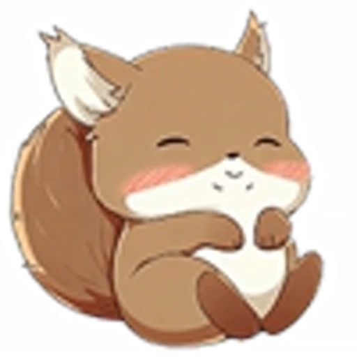 😊 Эмодзи «Cute Squirrel Emoji» для Telegram