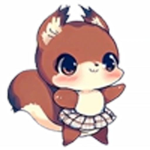 😏 Эмодзи «Cute Squirrel Emoji» для Telegram