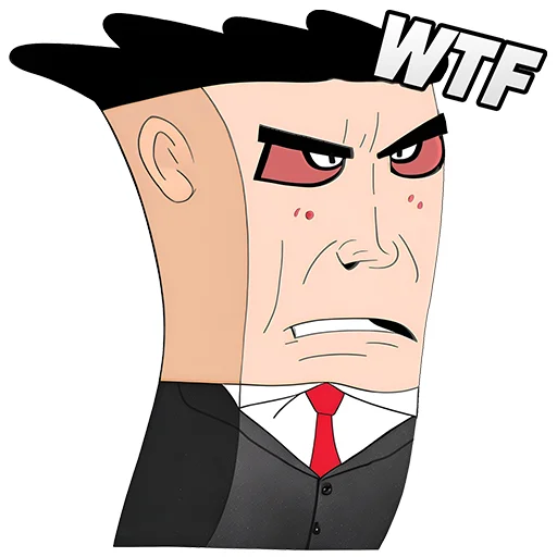 😠 Стикер «Cute Suit» для Telegram