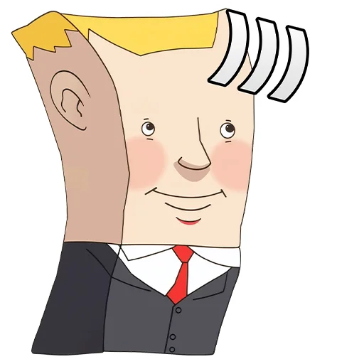🙂 Стикер «Cute Suit» для Telegram