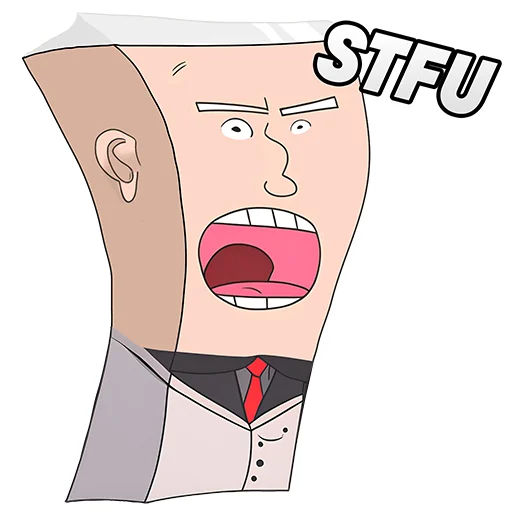🤬 Стикер «Cute Suit» для Telegram