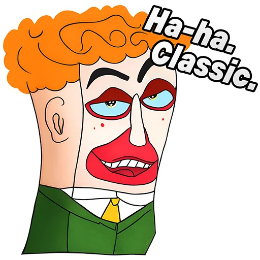 🤡 Стикер «Cute Suit» для Telegram
