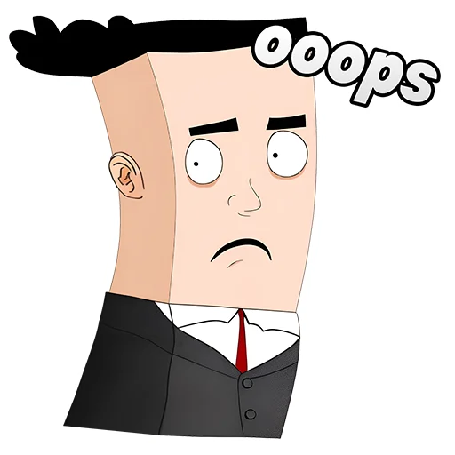 😳 Стикер «Cute Suit» для Telegram