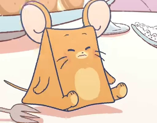 🧀 Стикер «Cute Tom and Jerry» для Telegram