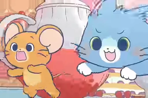 😠 Стикер «Cute Tom and Jerry» для Telegram