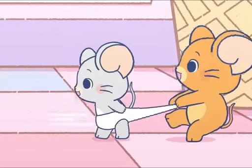 🐱 Стикер «Cute Tom and Jerry» для Telegram