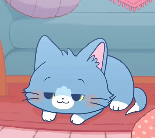 🥱 Стикер «Cute Tom and Jerry» для Telegram