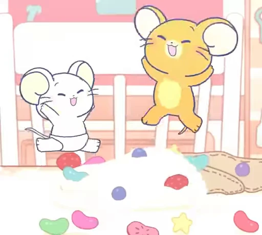 🎉 Стикер «Cute Tom and Jerry» для Telegram