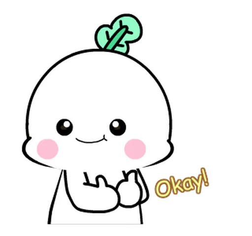 👍 Стикер «Cute Turnip» для Telegram