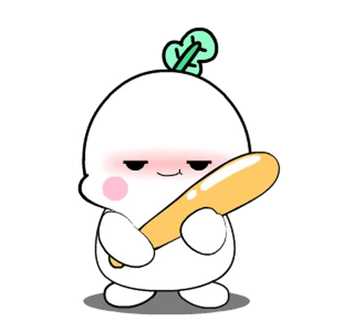 😈 Стикер «Cute Turnip» для Telegram