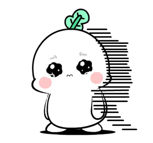 🥺 Стикер «Cute Turnip» для Telegram