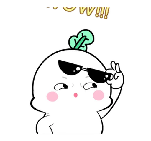 😲 Стикер «Cute Turnip» для Telegram