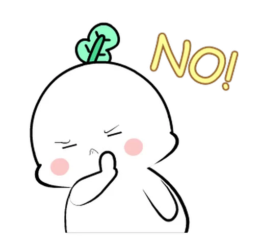 👎 Стикер «Cute Turnip» для Telegram