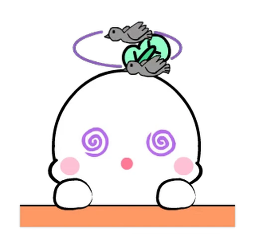 😵‍💫 Стикер «Cute Turnip» для Telegram