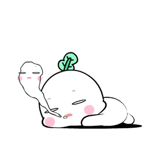 👻 Стикер «Cute Turnip» для Telegram