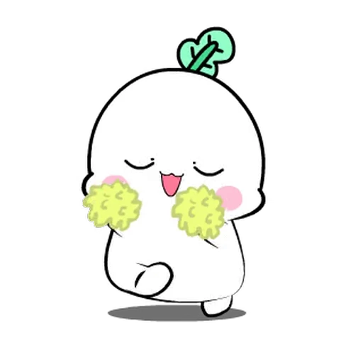 🥳 Стикер «Cute Turnip» для Telegram