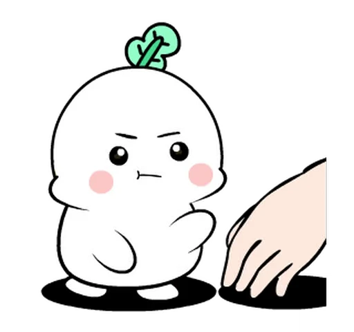😠 Стикер «Cute Turnip» для Telegram