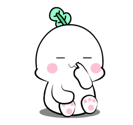 👃 Стикер «Cute Turnip» для Telegram