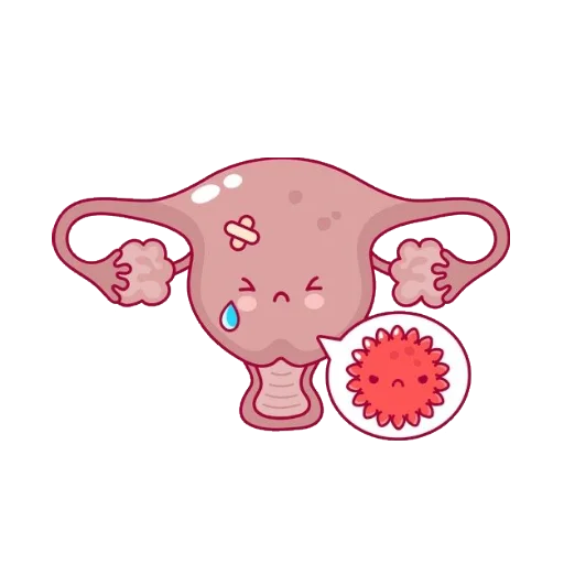 😢 Стикер «cuteuterus» для Telegram