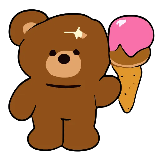Стикер 42 cute very color