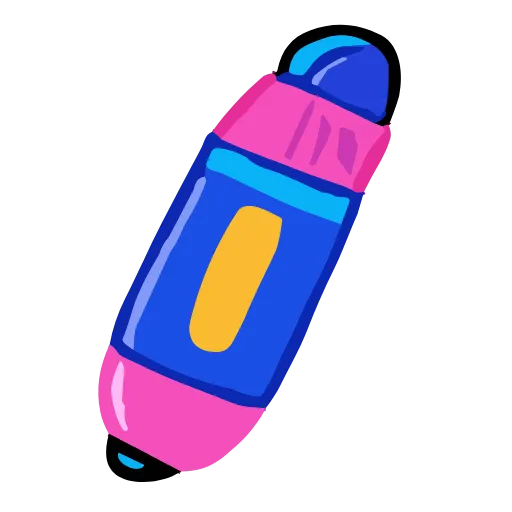 Стикер 9 cute very color