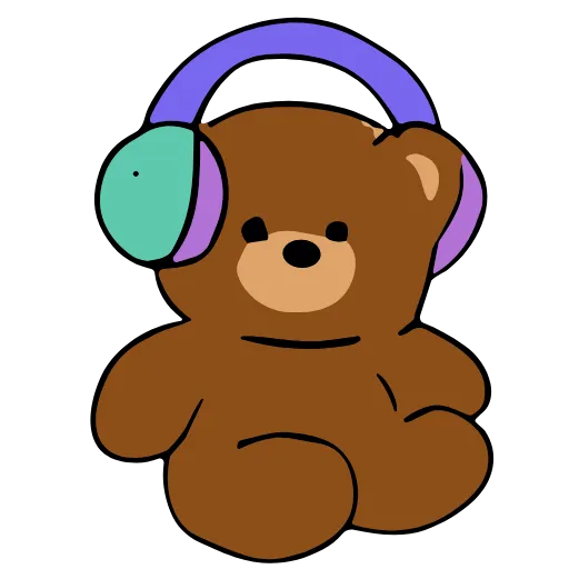 Стикер 44 cute very color