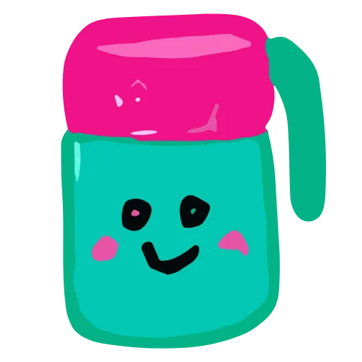 Стикер 23 cute very color