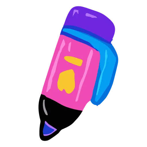 Стикер 27 cute very color