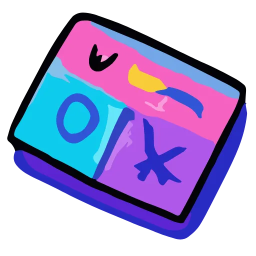Стикер 36 cute very color