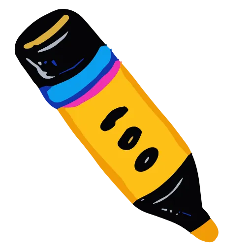 Стикер 25 cute very color